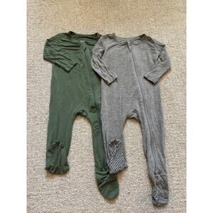Two Hapiu Bamboo Baby Footies